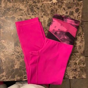 Lululemon pink crop
